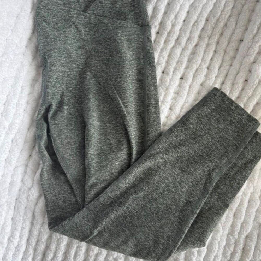 Zella Women's Grey and Green Leggings